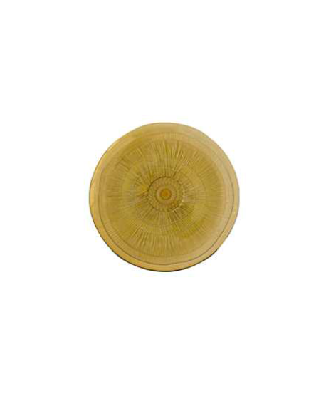 Assiette Zenda 28cm Jaune