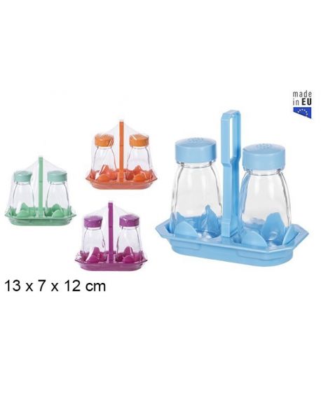 Salero Cristal Colores (pack 2)