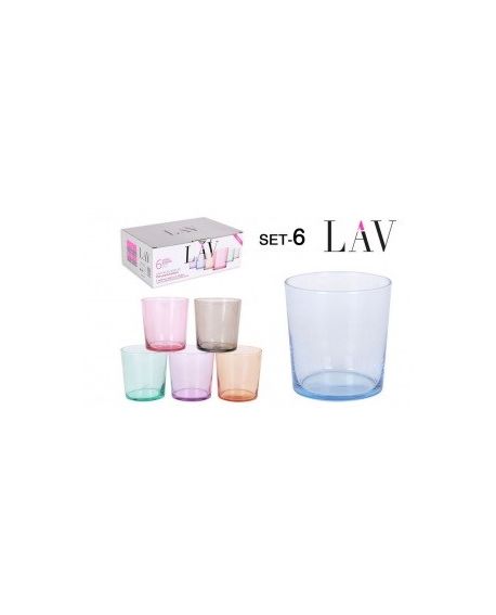 Verre à bière 34,5cl Couleurs pastel