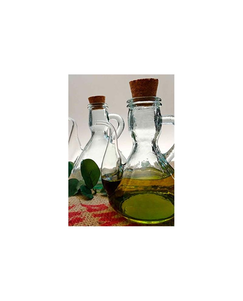 Aceitera Vidrio 1/2 litro t/Corcho 