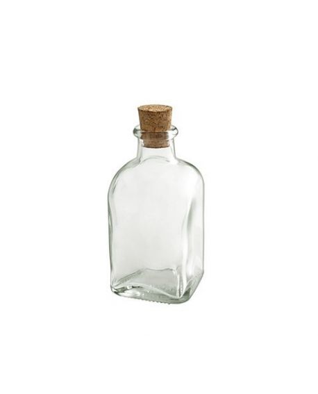 Bouteille de 125 ml avec bouchon en liège - 12 unités