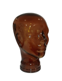 Cabeza Nefertiti 29cm Vidrio Reciclado. Busto Nefertiti (marrón)