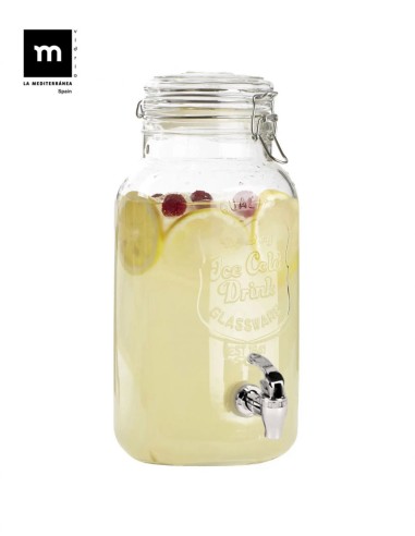 Dispenser Jar w/Tap 4L - Pack of 6
