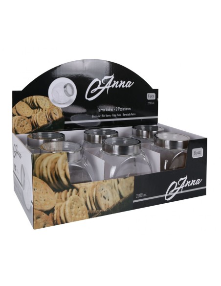 Anna Glass Jar 2.20L (2 positions)