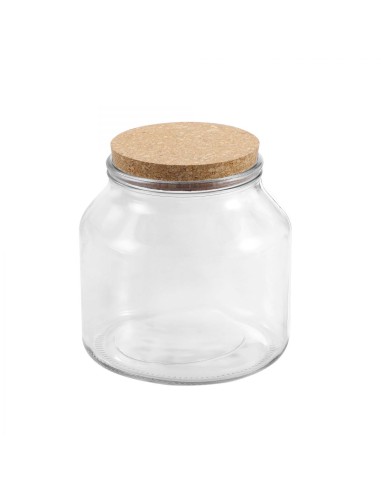 Bocal en verre 2L (bouchon liège)