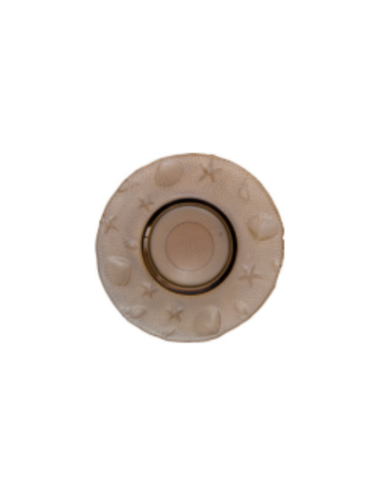 Assiette Marine 22 cm Marron