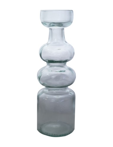 Candlestick 20cm Transparent