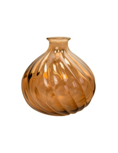 Vase Wave 17cm Marron