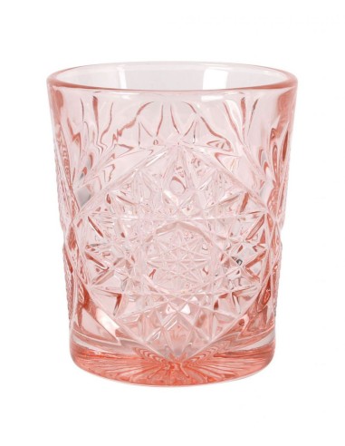 Hobstar Coral Glass 35.5cl Onis