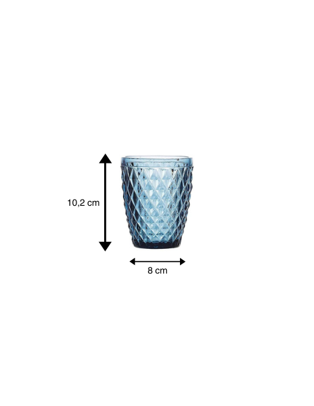 Verre Sidari 27cl Bleu