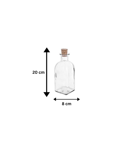 Bouteille de 700 ml avec bouchon en liège