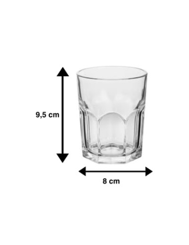 Vaso Cristal Agua Hispania 255ml