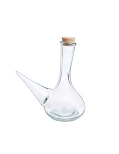 Porrón 500ml de Vidrio Reciclado con Tapón de Corcho Natural