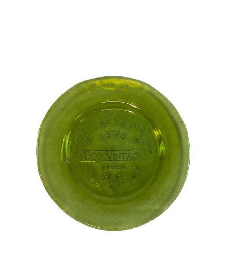 Dish Vintage 28cm green